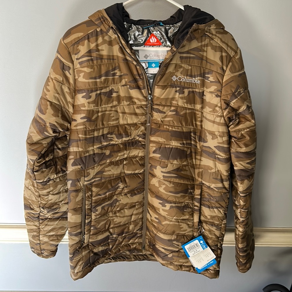Men’s Small Columbia Omni-Heat Camo Coat